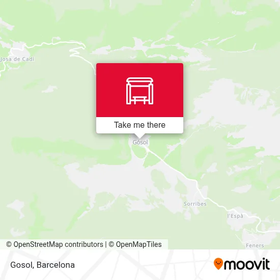 Gosol map