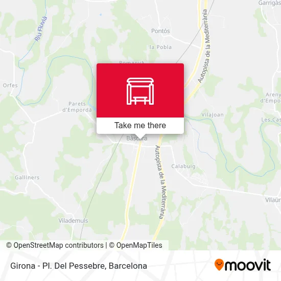 Girona - Pl. Del Pessebre map