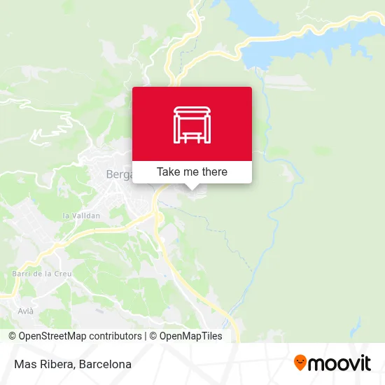 Mas Ribera map