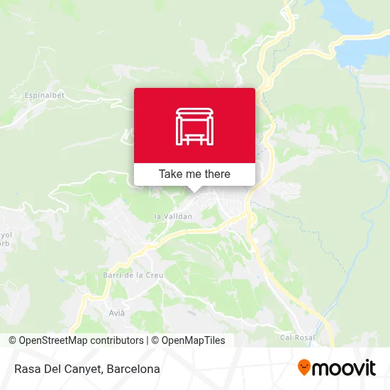 Rasa Del Canyet map