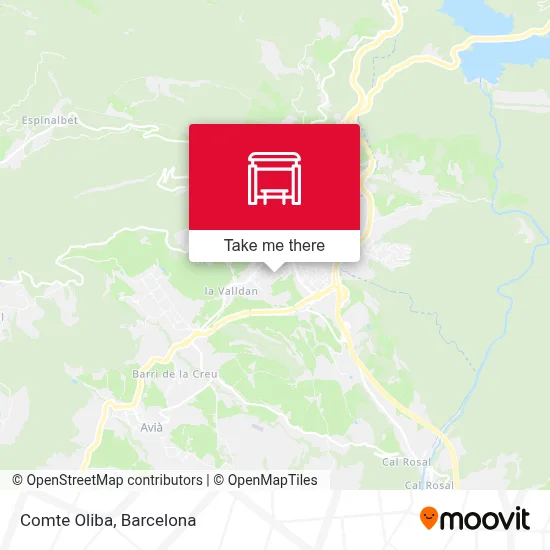 mapa Comte Oliba