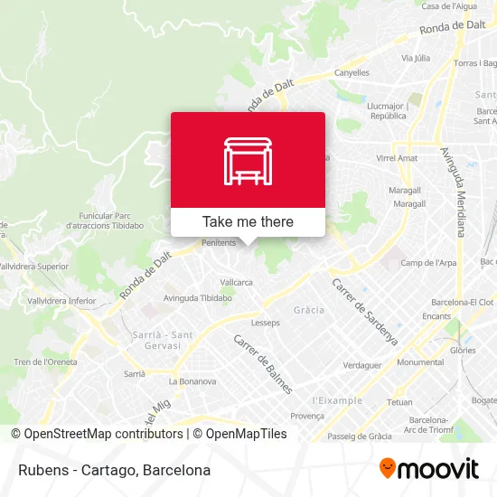 Rubens - Cartago map