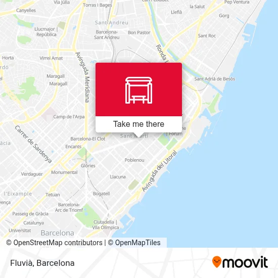 Fluvià map