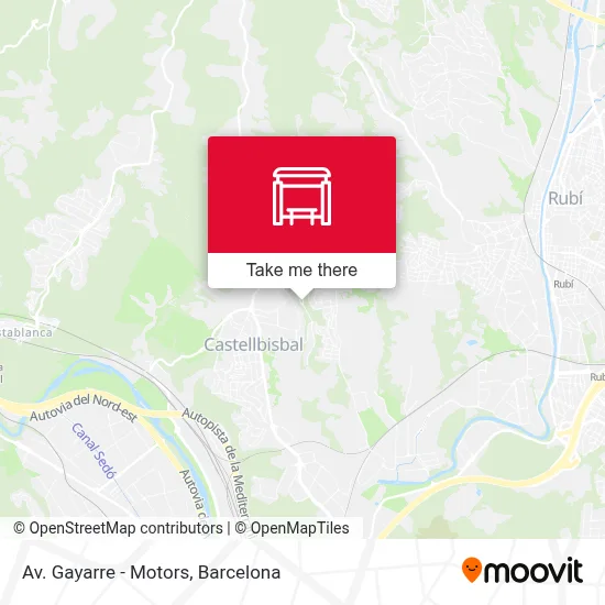 Av. Gayarre - Motors map