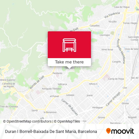 Duran I Borrell-Baixada De Sant Marià map