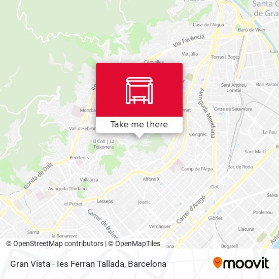 Gran Vista - Ies Ferran Tallada map
