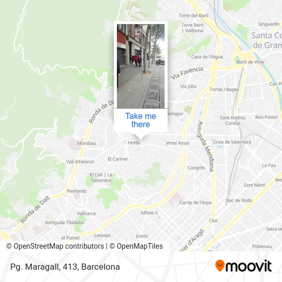 Pg. Maragall, 413 map