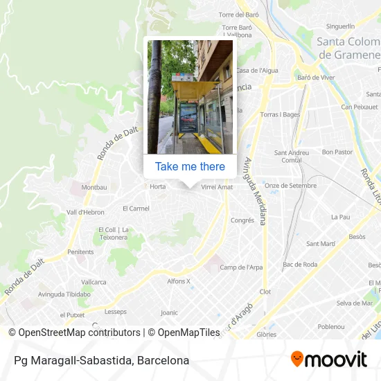 Pg Maragall-Sabastida map