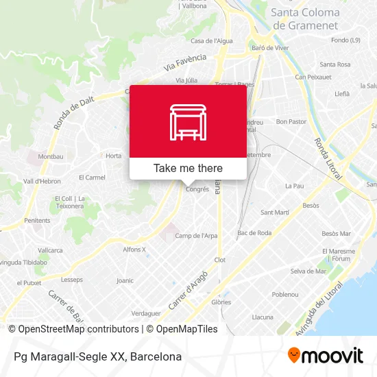 Pg Maragall-Segle XX map