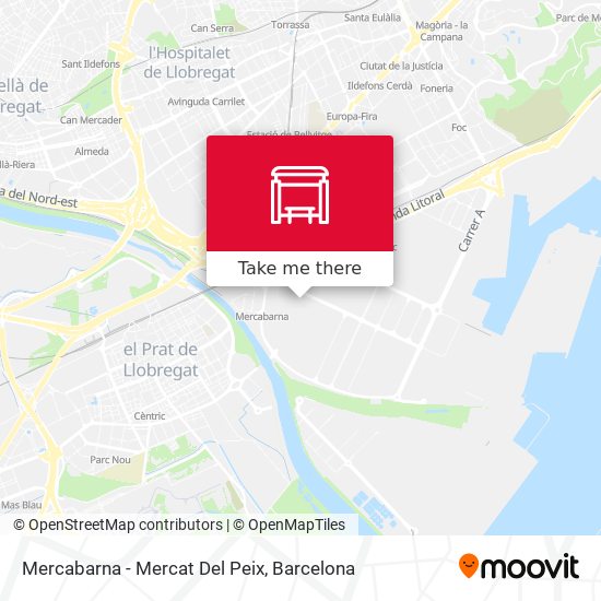 Mercabarna - Mercat Del Peix map