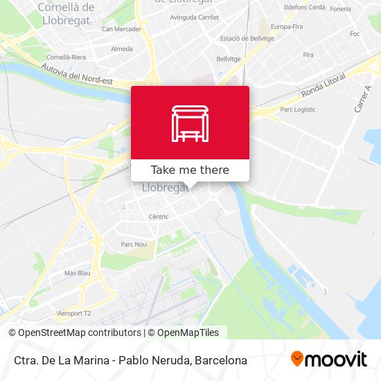 Ctra. De La Marina - Pablo Neruda map