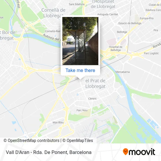 Vall D'Aran - Rda. De Ponent map