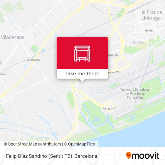 Felip Díaz Sandino (Sentit T2) map