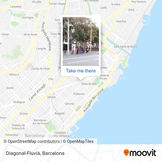Diagonal-Fluvià map