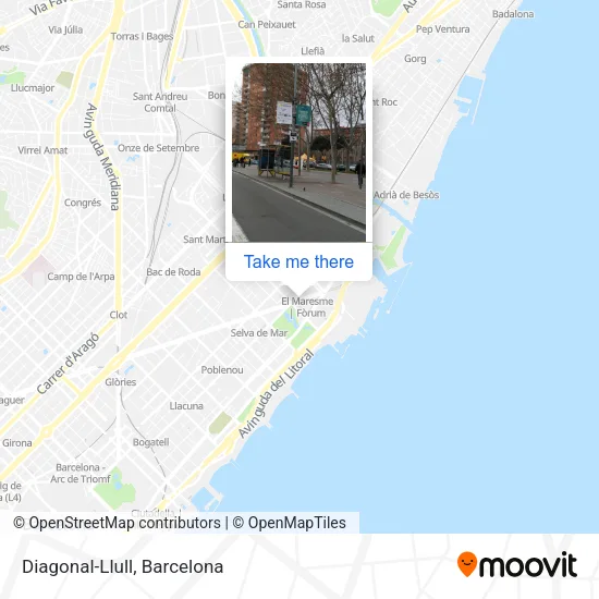 Diagonal-Llull map