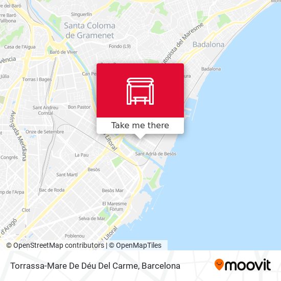 Torrassa-Mare De Déu Del Carme map
