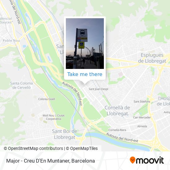 Major - Creu D'En Muntaner map