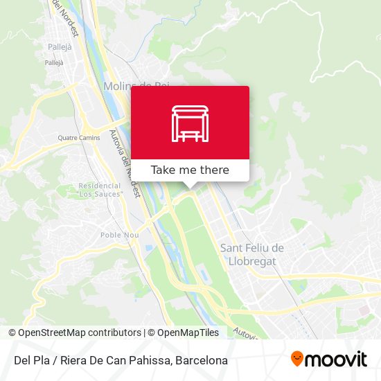 Del Pla / Riera De Can Pahissa map
