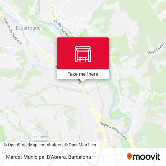 Mercat Municipal D'Abrera map
