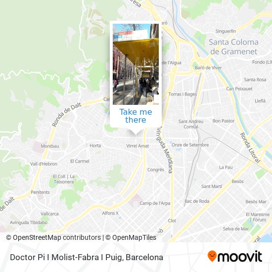 Doctor Pi I Molist-Fabra I Puig map