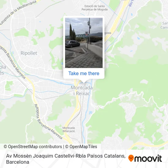 Av Mossèn Joaquim Castellví-Rbla Països Catalans map