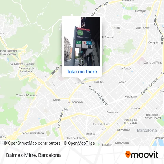 Balmes-Mitre map