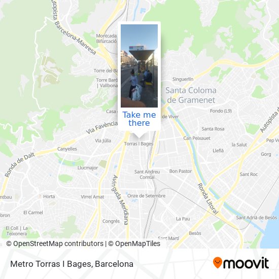 mapa Metro Torras I Bages