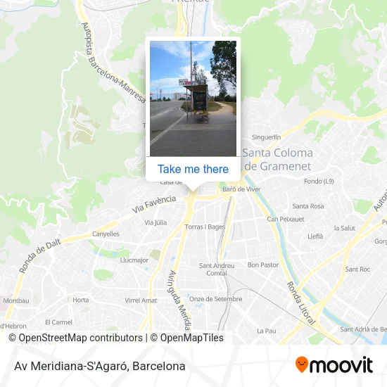 Av Meridiana-S'Agaró map