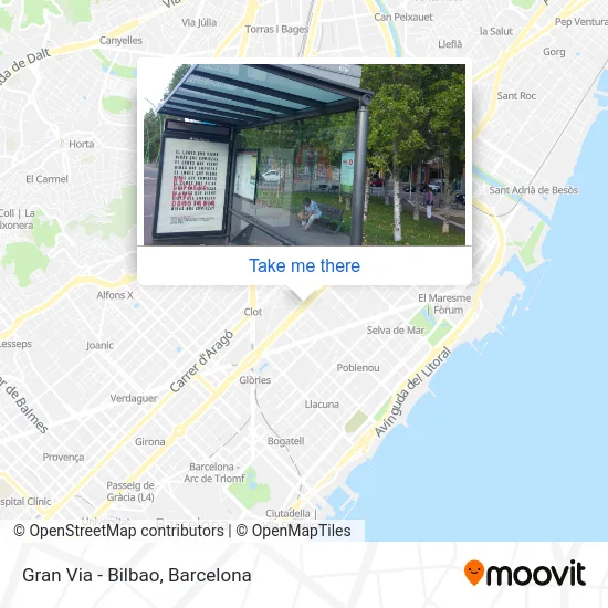 Gran Via - Bilbao map