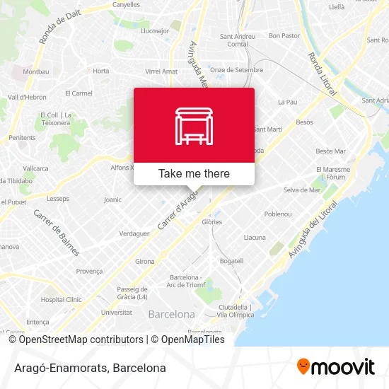 Aragó-Enamorats map