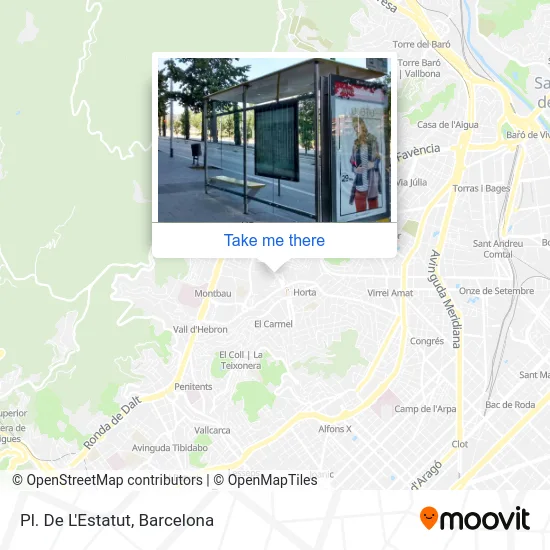 Pl. De L'Estatut map