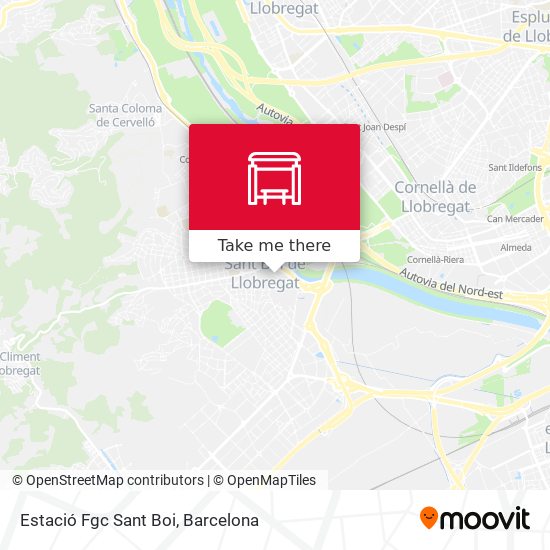 Estació Fgc Sant Boi map