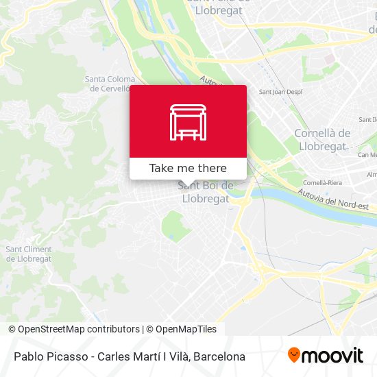 Pablo Picasso - Carles Martí I Vilà map