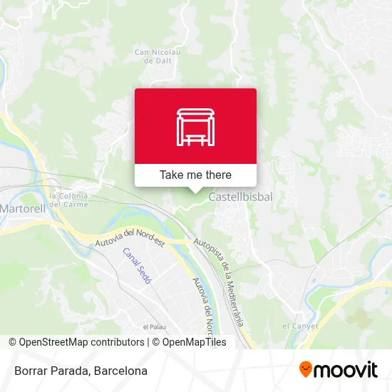 Borrar Parada map