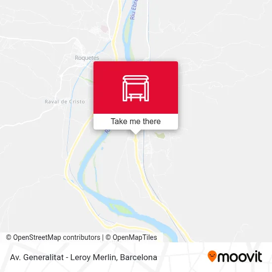 Av. Generalitat - Leroy Merlin map