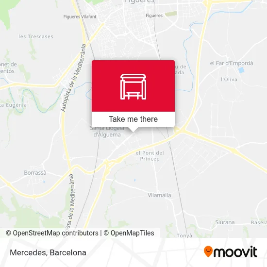 mapa Mercedes