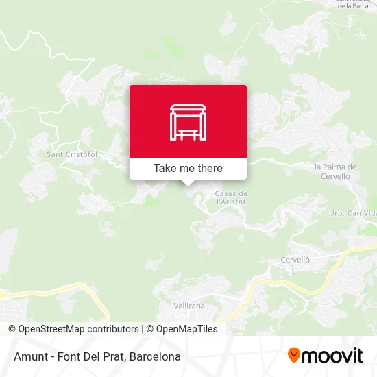 Amunt - Font Del Prat map