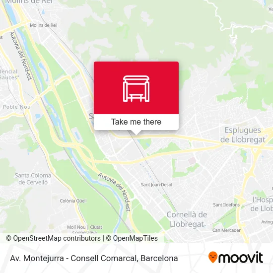 mapa Av. Montejurra - Consell Comarcal