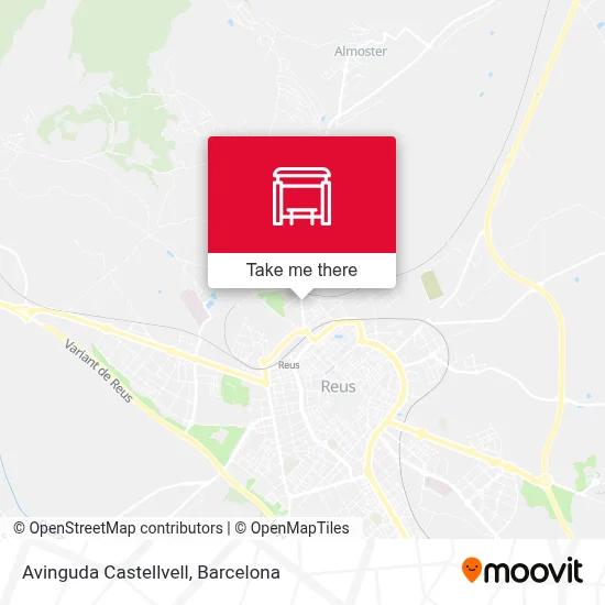 Avinguda Castellvell map