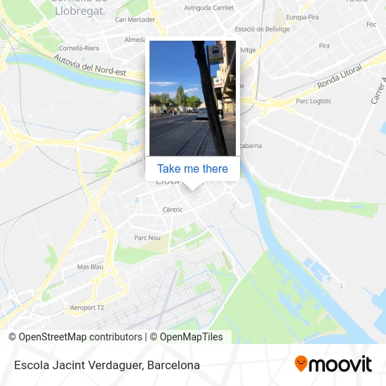 Escola Jacint Verdaguer map