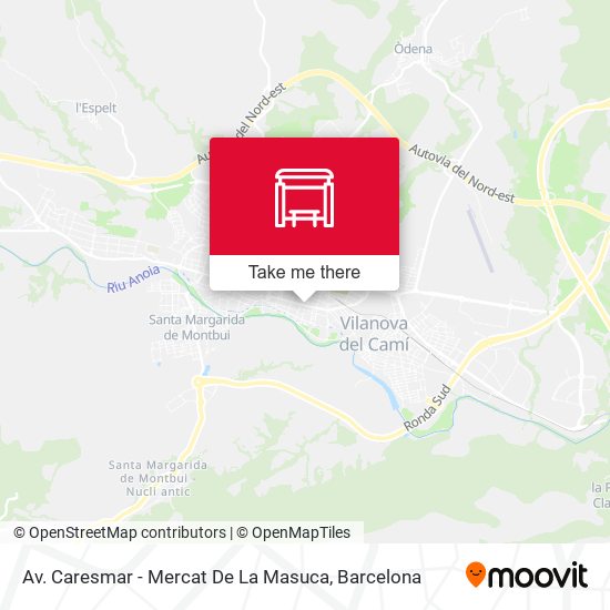 Av. Caresmar - Mercat De La Masuca map