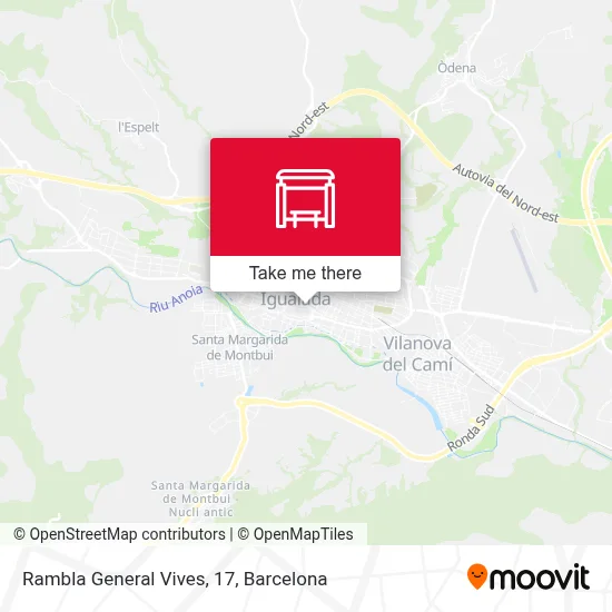 Rambla General Vives, 17 map