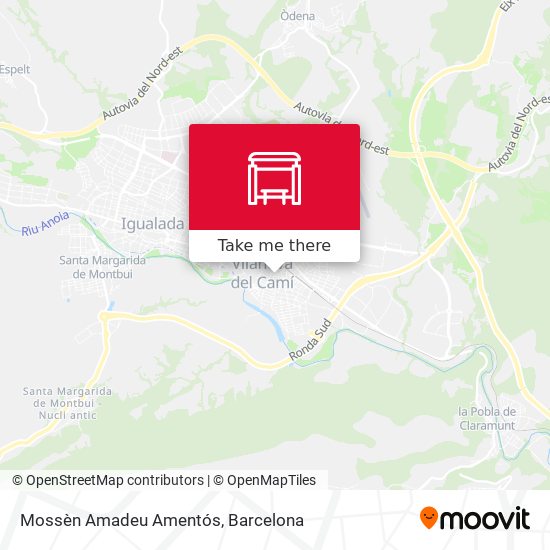 Mossèn Amadeu Amentós map