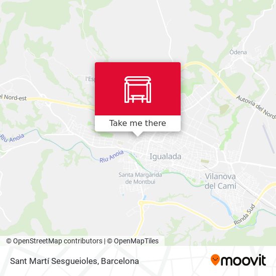 Sant Martí Sesgueioles map