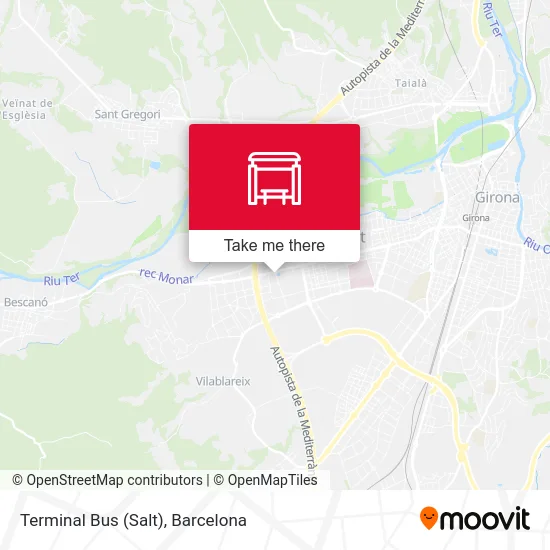 mapa Terminal Bus (Salt)