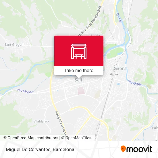Miguel De Cervantes map