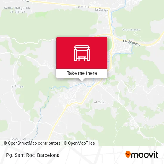 Pg. Sant Roc map