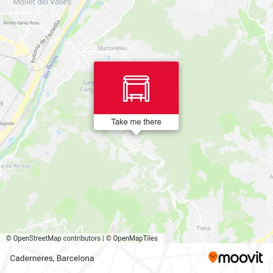 Caderneres map