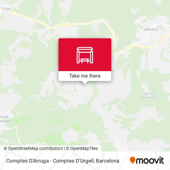 Comptes D'Arruga - Comptes D'Urgell map