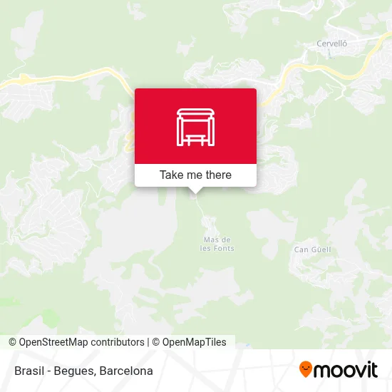 Brasil - Begues map